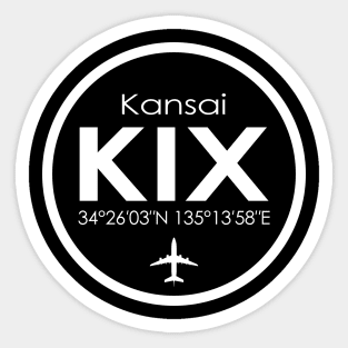 KIX, Osaka Kansai International Airport Sticker